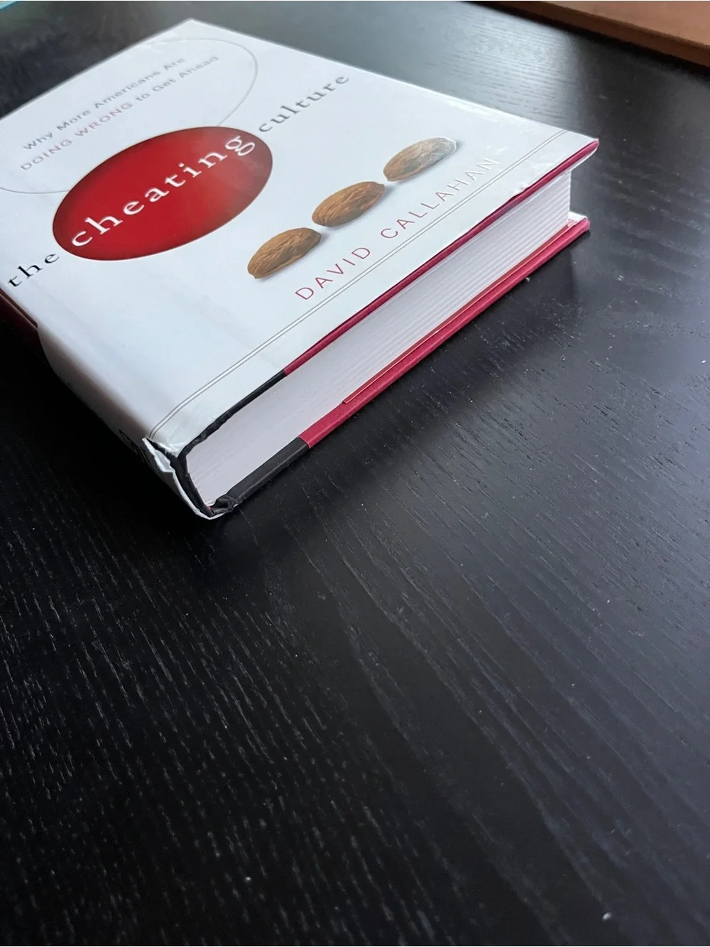 Harcourt David Callahan The Cheating Culture Hardcover Book White Red 6